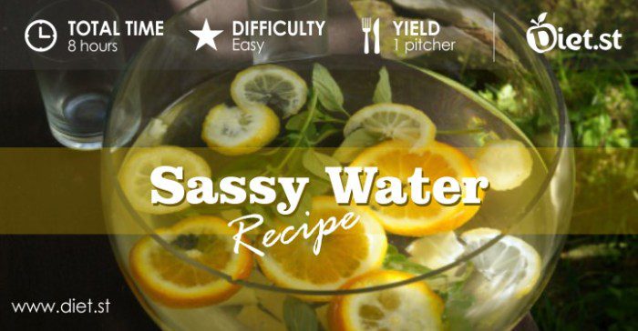Sassy water recipe