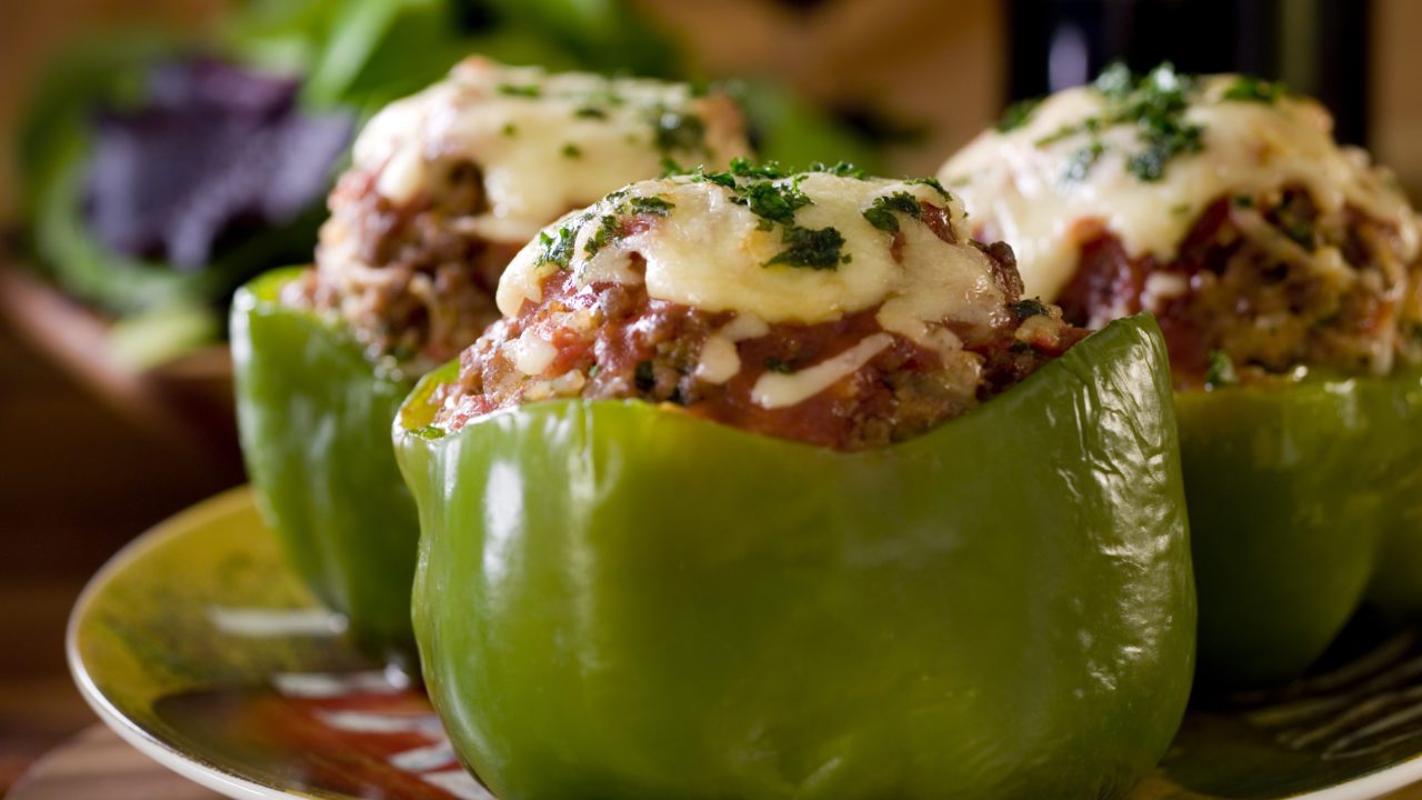 Recipe for stuffed green peppers