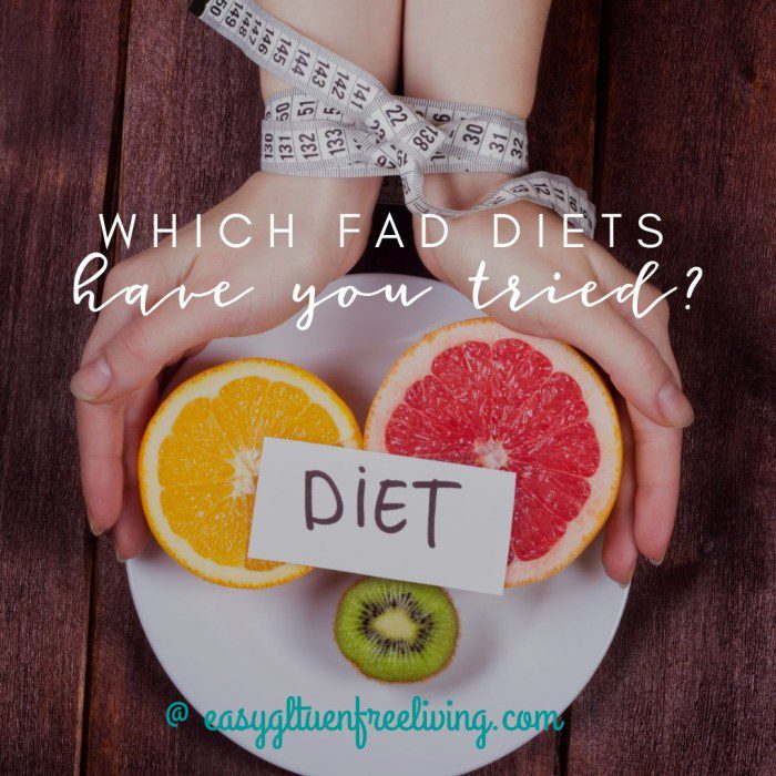 Different fad diets