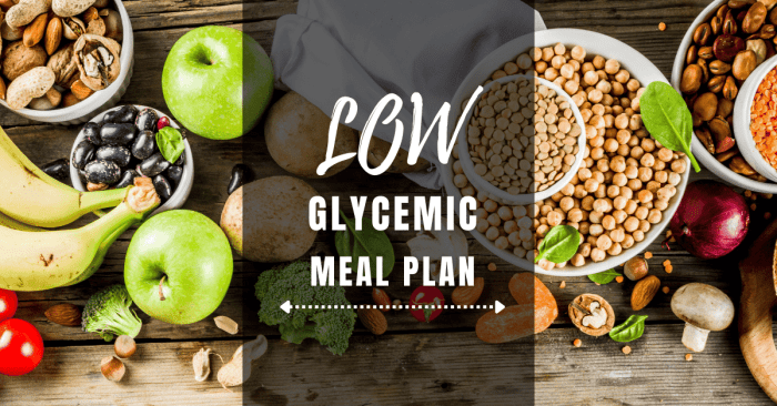 Low glycemic diet