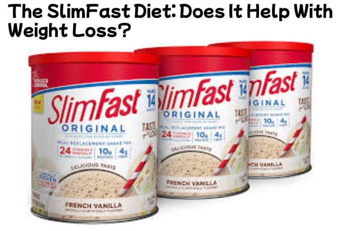 Is slimfast a good diet