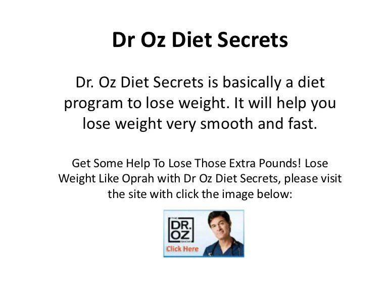 Dr oz allergy diet