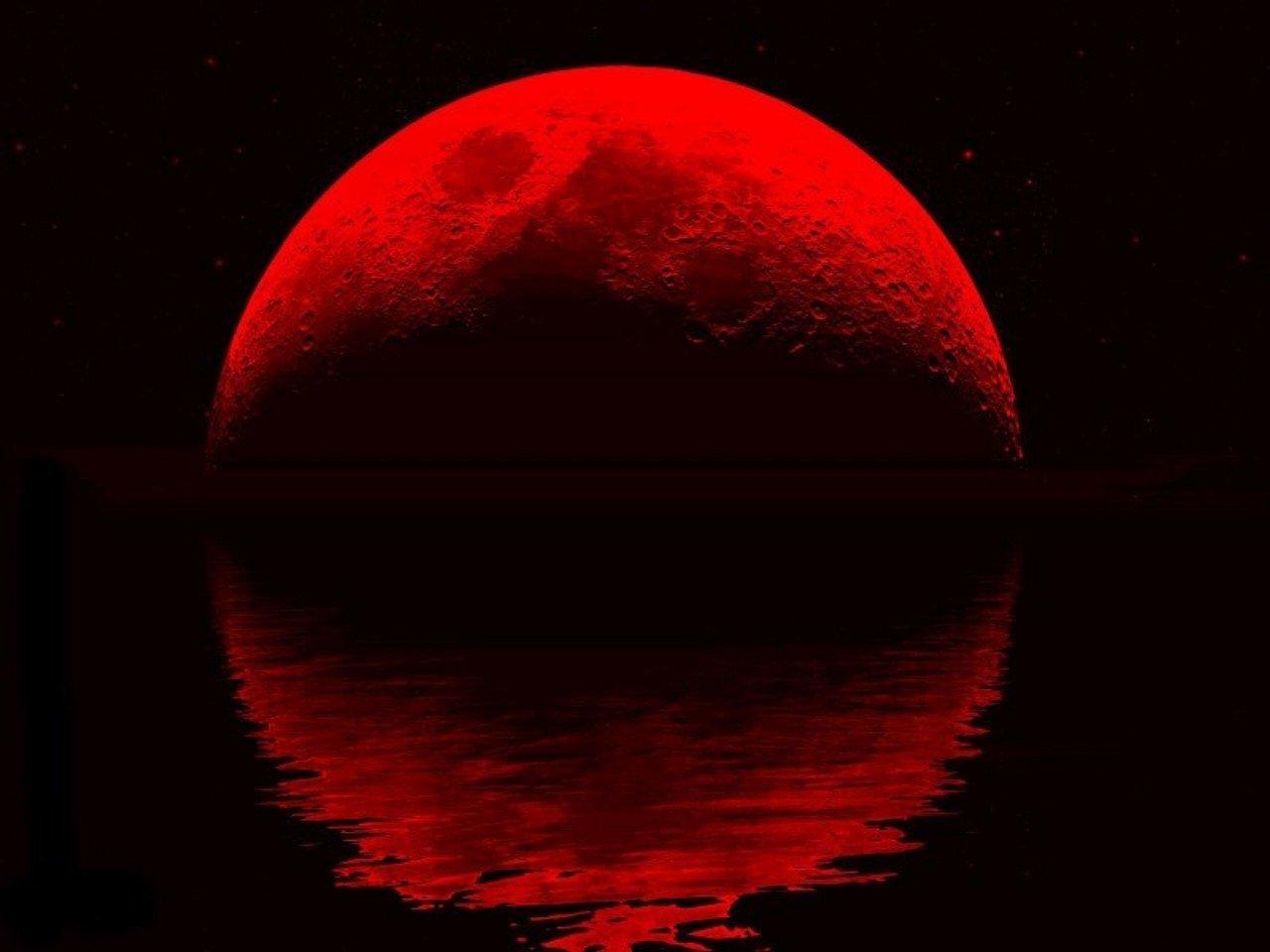 Blood red moon