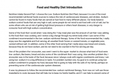 Diet Essay: Unveiling the Secrets of Healthy Eating